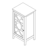 Linon 650211WHT01U Manual
