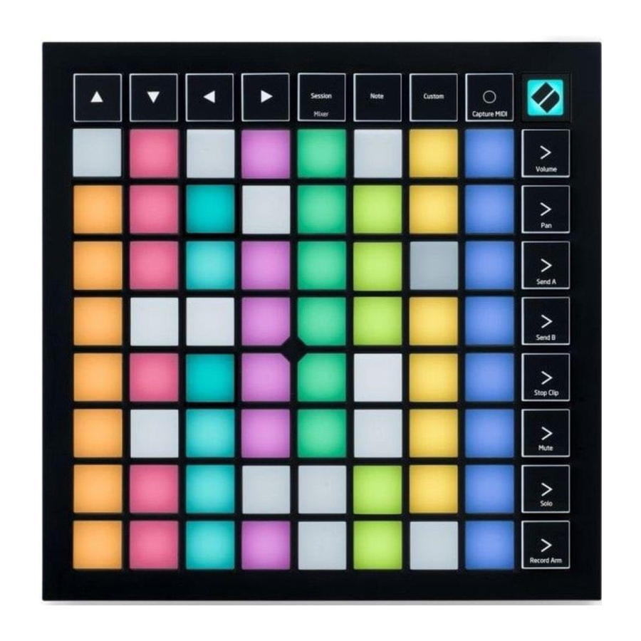 Novation LAUNCHPAD X - Grid Controller Manual