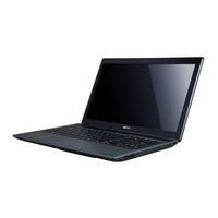 Acer Aspire 5733Z Quick Manual