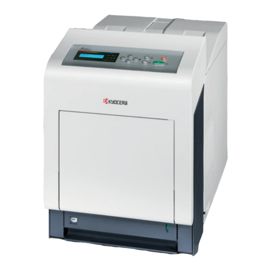 Kyocera COMMAND CENTER Multifunctional Printer Operation Manual