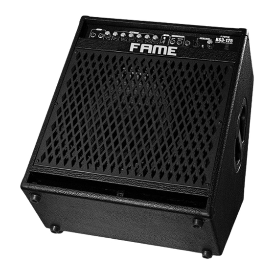 FAME BS3-125 Owner's Manual