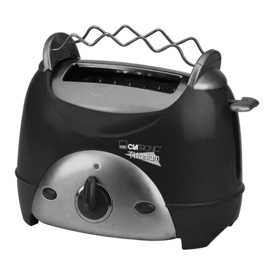 Clatronic TA 2532 titanium Instruction Manual