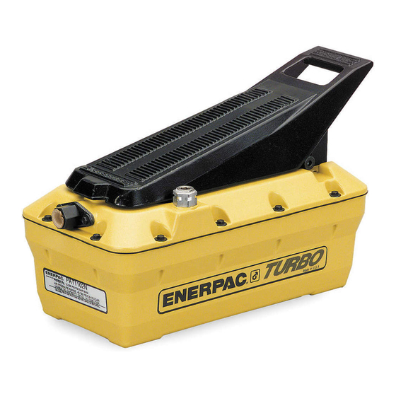 Enerpac PATG Series Instruction Sheet