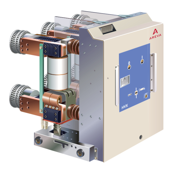 Areva HVX Series Installation Operation & Maintenance