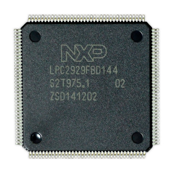 NXP Semiconductors LPC29 Series User Manual