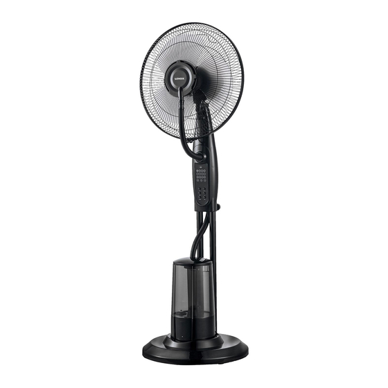 User Manuals: Lenoxx MF550 Misting Pedestal Fan