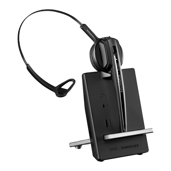 EPOS SENNHEISER IMPACT D 10 Series User Manual