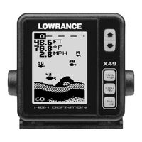 Lowrance X-39 Installation And Operation Instructions Manual