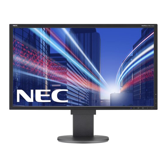 NEC MultiSync EA244WMi Setup Manual