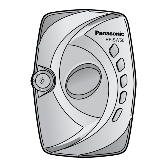 Panasonic RF-SW50 Operating Instructions