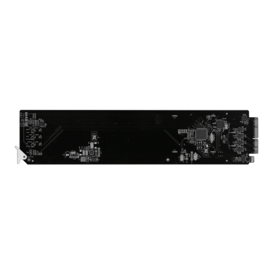 Ross openGear SRA-8201A User Manual