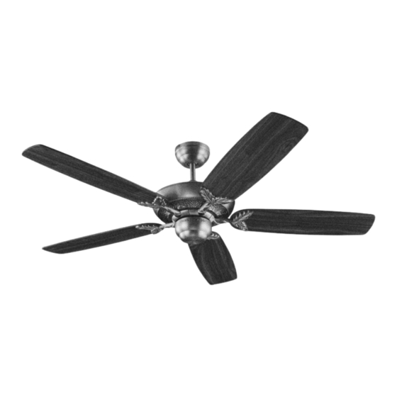 Monte Carlo Fan Company 5MS52 Series Owner's Manual And Installation Manual