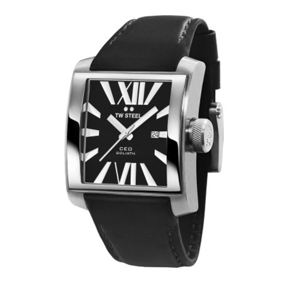 TW Steel CEO GOLIATH 3-HANDS Manual