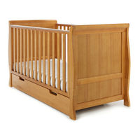 Obaby Lincoln Sleigh Cot Bed Instructions Manual