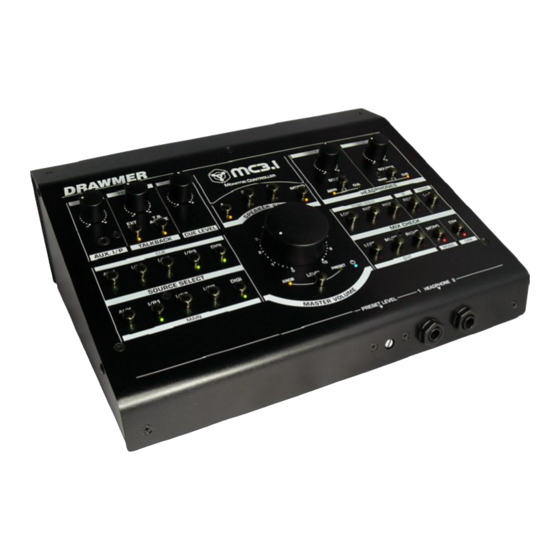 Drawmer MC 3.1 Manual