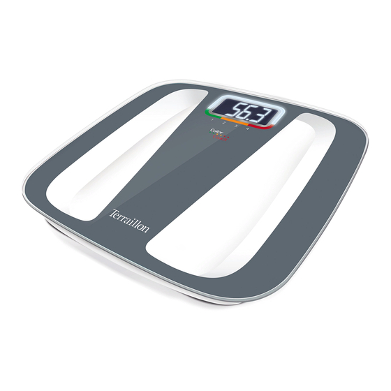 Terraillon AUTOMATIC ELECTRONIC BATHROOM SCALE Manual