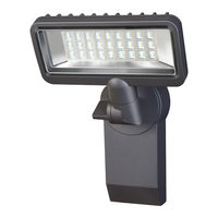 brennenstuhl LED spotlight Premium City SH2705 PIR IP44 Installation And Operating Instructions Manual