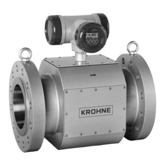 KROHNE ALTOSONIC V12 Operation And Installation Manual