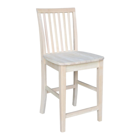Unfinished Furniture of Wilmington 265-24 Assembly Instructions