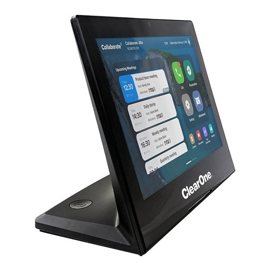 ClearOne COLLABORATE Live Conference Controller Manuals