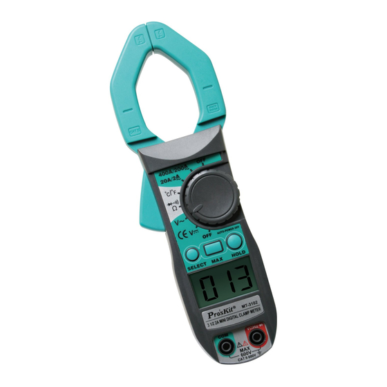 Pro's Kit MT-3102 User Manual