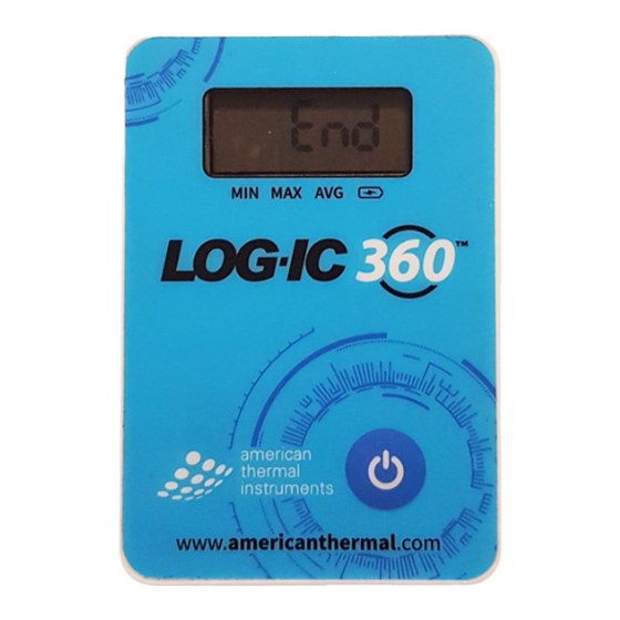 American Thermal Instruments LOG-IC 360 User Manual