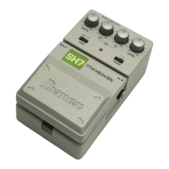 Ibanez SH7 Owner's Manual