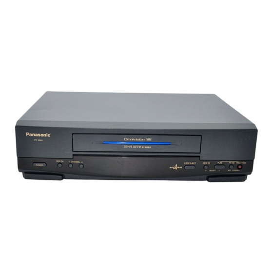 Panasonic Omnivision PV-4651 Manuals