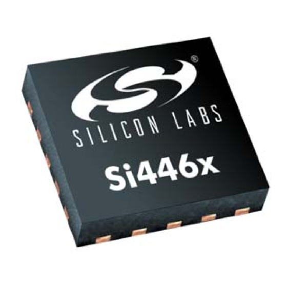 Silicon Laboratories Si4468/7 Manual