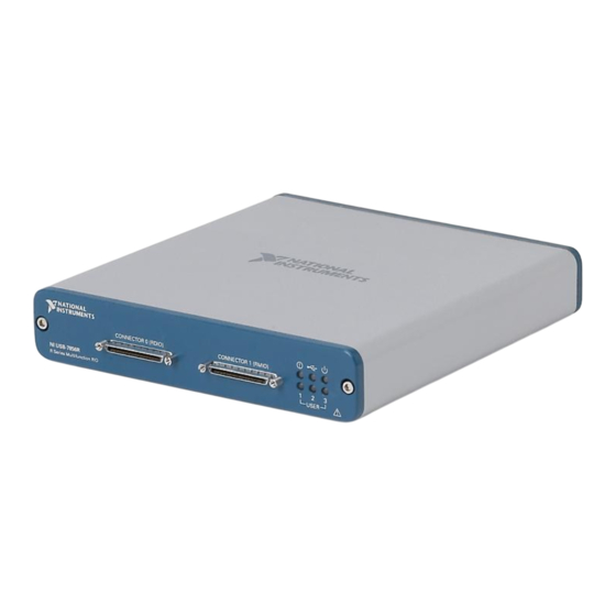 National Instruments NI USB-7846R Getting Started Manual