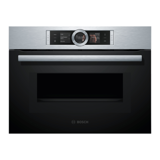 Bosch CMG656B 1 Series User Manual And Installation Instructions