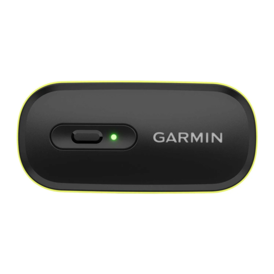 Garmin HRM 600 Manuals
