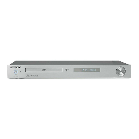 Samsung DVD-HD841 User Manual