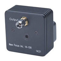 New Focus 1422 User Manual