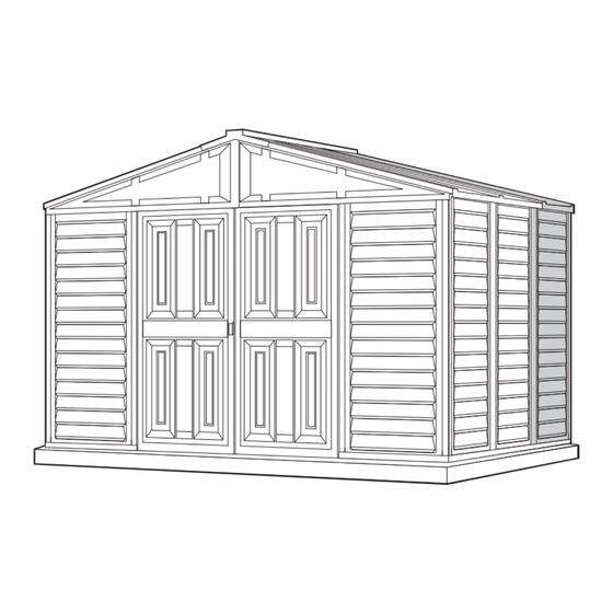 DuraMax Storage Shed Owner's Manual/ Instructions For Assembly