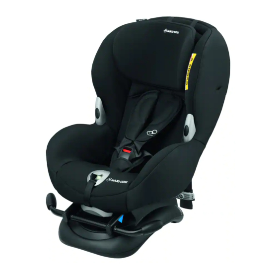 Maxi-Cosi Mobi Instructions For Use & Warranty