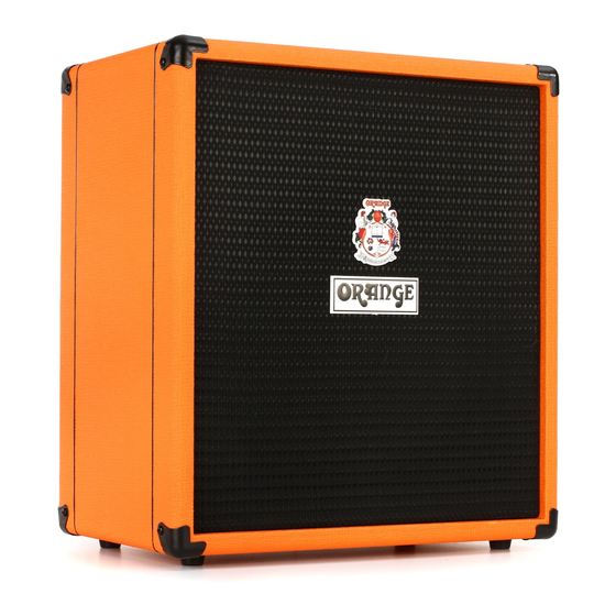 ORANGE Crush Bass 50 Manual