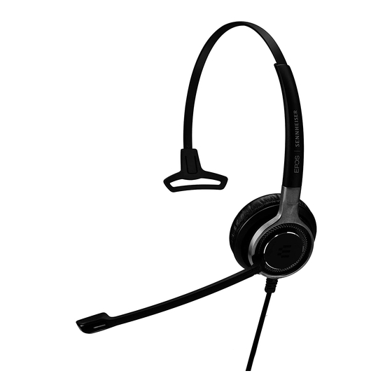 EPOS Sennheiser IMPACT SC 630 Quick Manual
