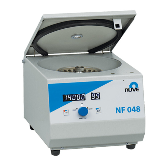NUVE NF 048 User Manual