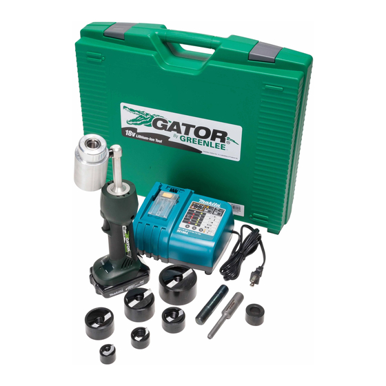 Textron Greenlee GATOR LS50L11B Operation Manual
