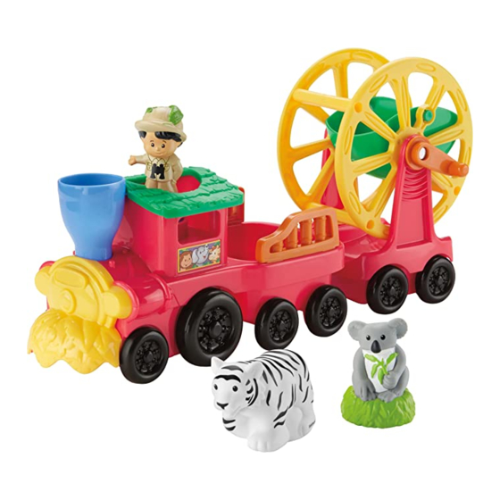 Fisher-Price Zoo Talkers Animal Sounds Zoo Train Instructions Manual
