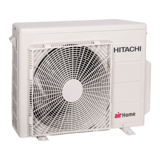 Hitachi airHome MultiPro RAM-G55N3HAE Installation Manual