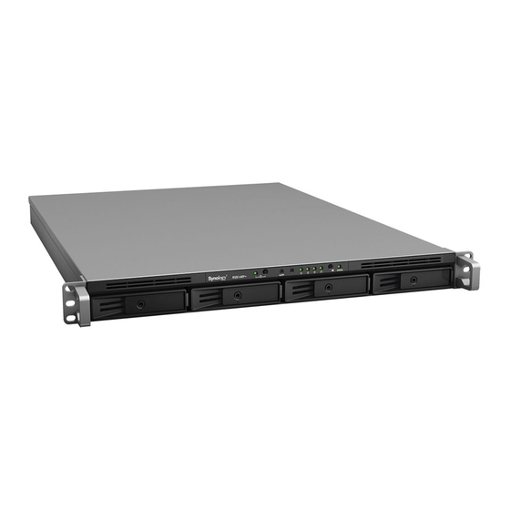 Synology RackStation RS814+ Quick Installation Manual