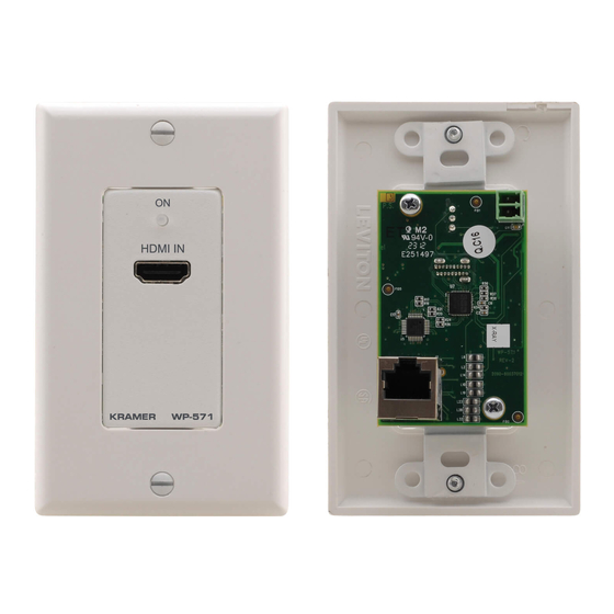 Kramer WP-572 User Manual