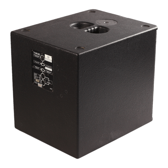 TW Audio B15 Operating Manual