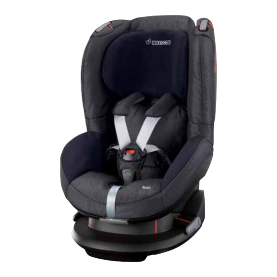 Maxi-Cosi Tobi Instructions For Use & Warranty