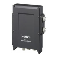 Sony DWA-01D Operating Instructions Manual