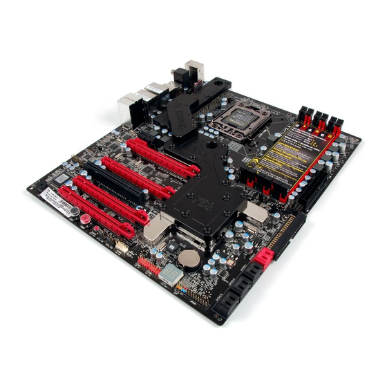 ekwb EK-FB EVGA X58 CLASSIFIED Installation And Mounting Instructions