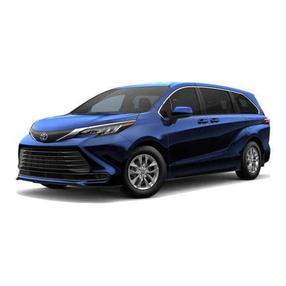 Toyota Sienna Owner's Manual