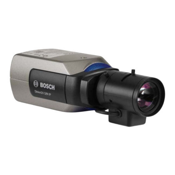 Bosch Dinion2X Installation And Operation Manual